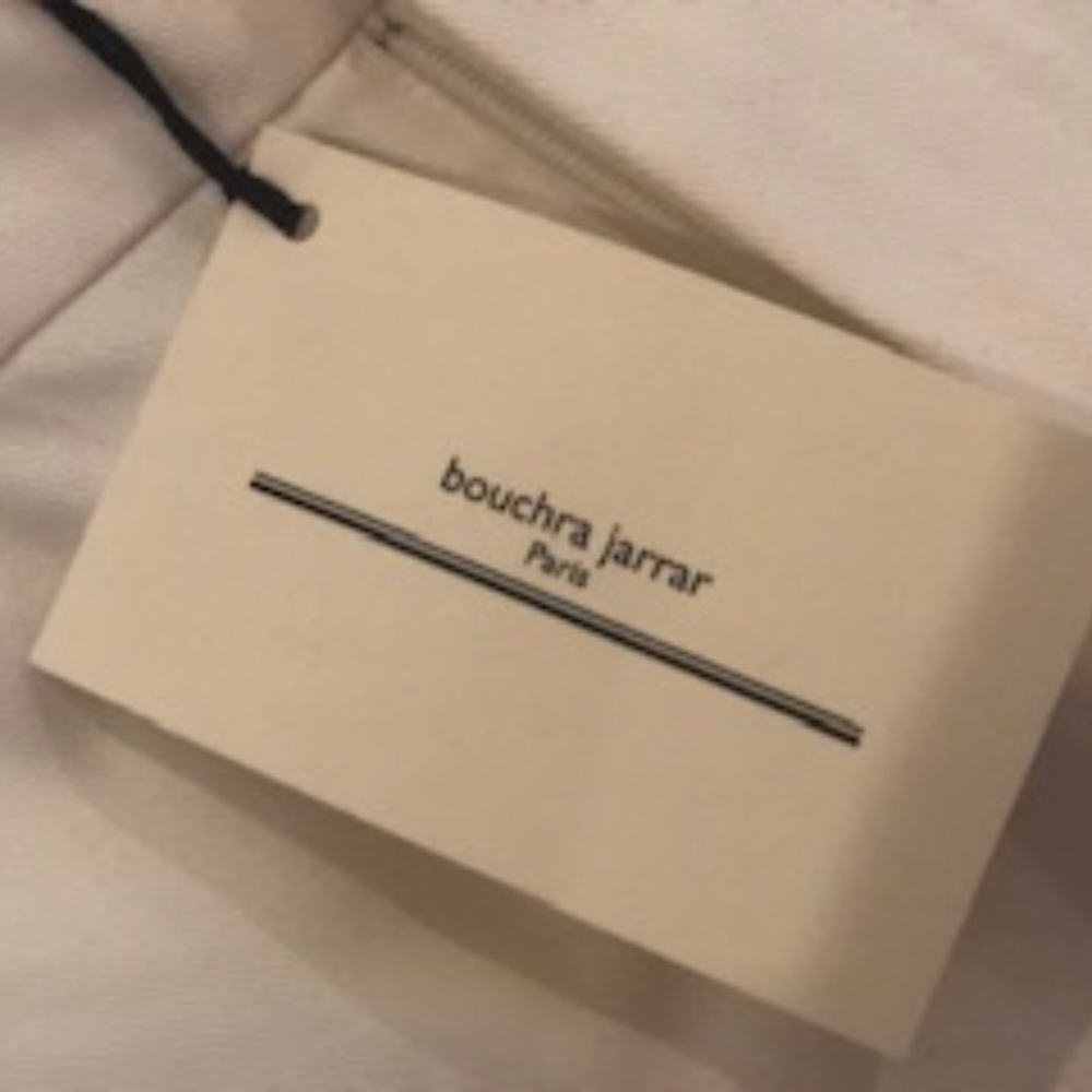 Bouchra-jarrar White pants US 10 runs small/long - Picture 4 of 7